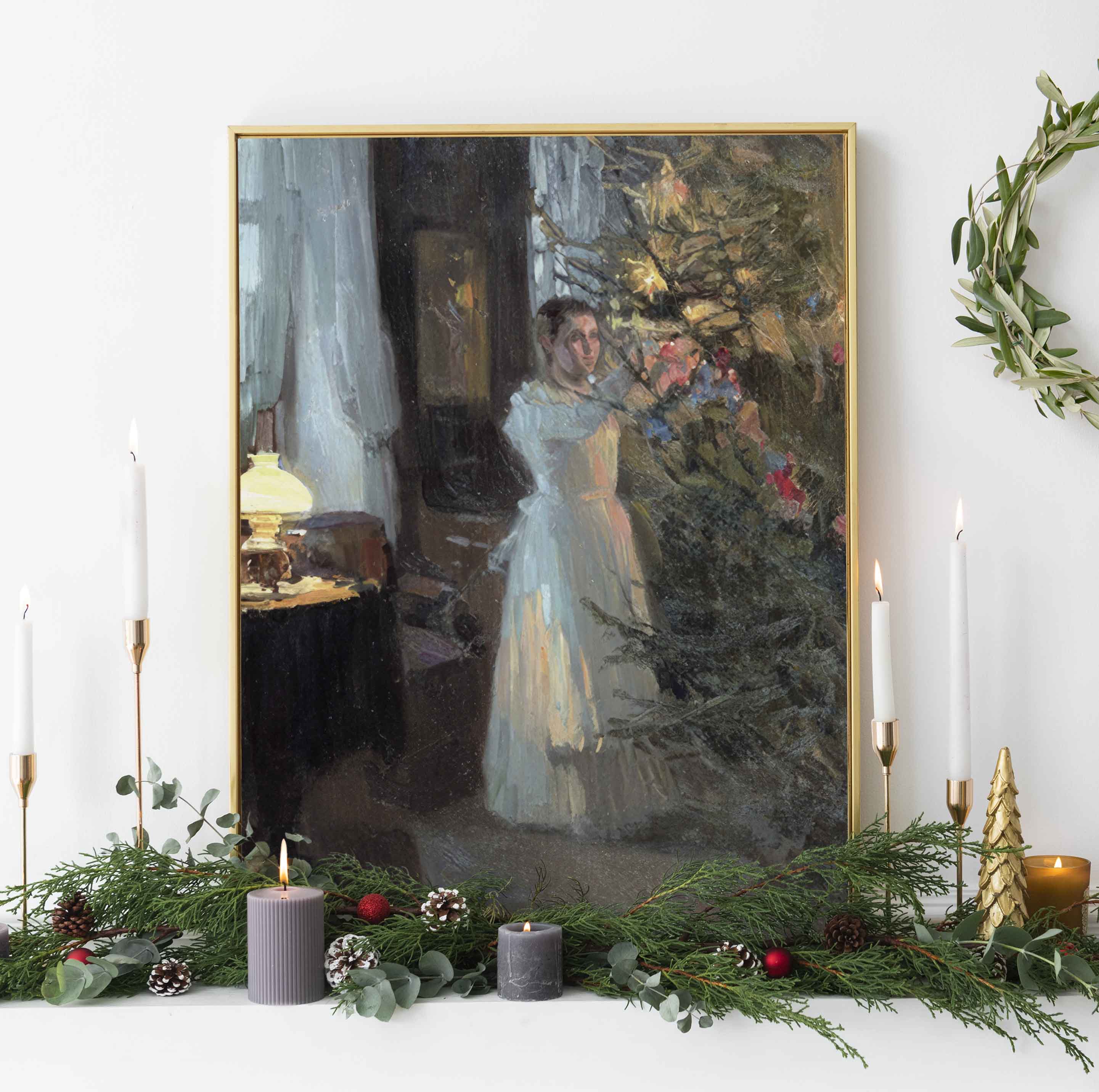 Tree Decorating Print Simply Inspired Design Co