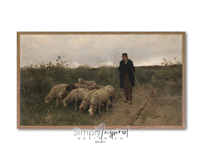 Shepherd and His Sheep - DIGITAL