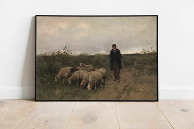 Shepherd and His Sheep - DIGITAL