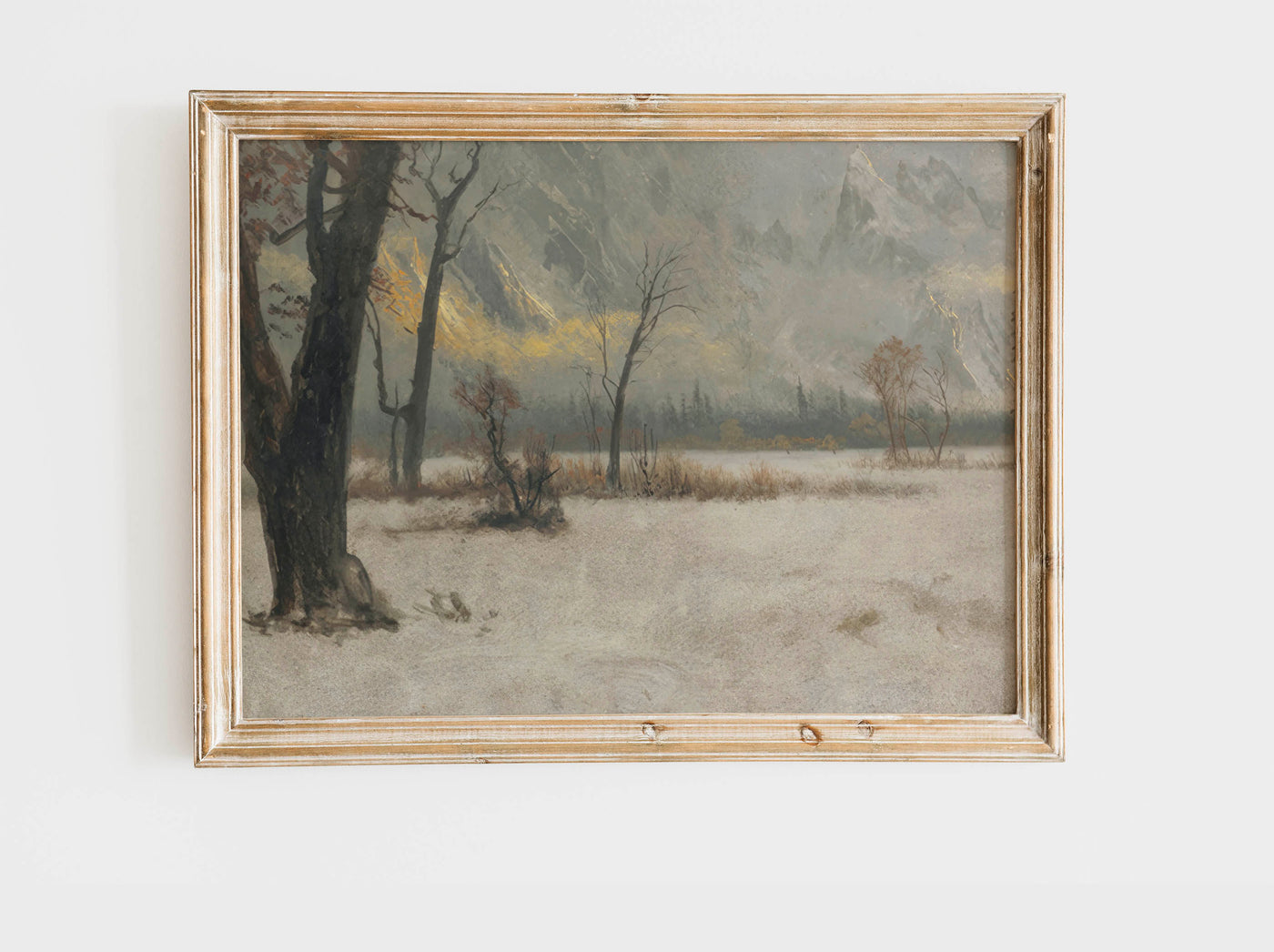 Neutral Winter Landscape Print