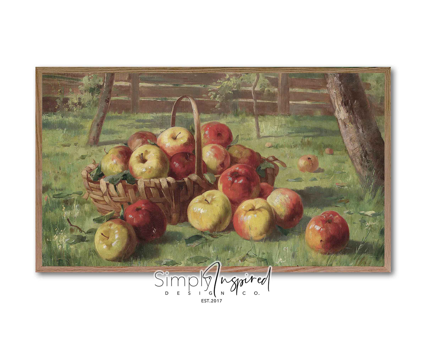 FRAME TV ART | Apples in a Basket