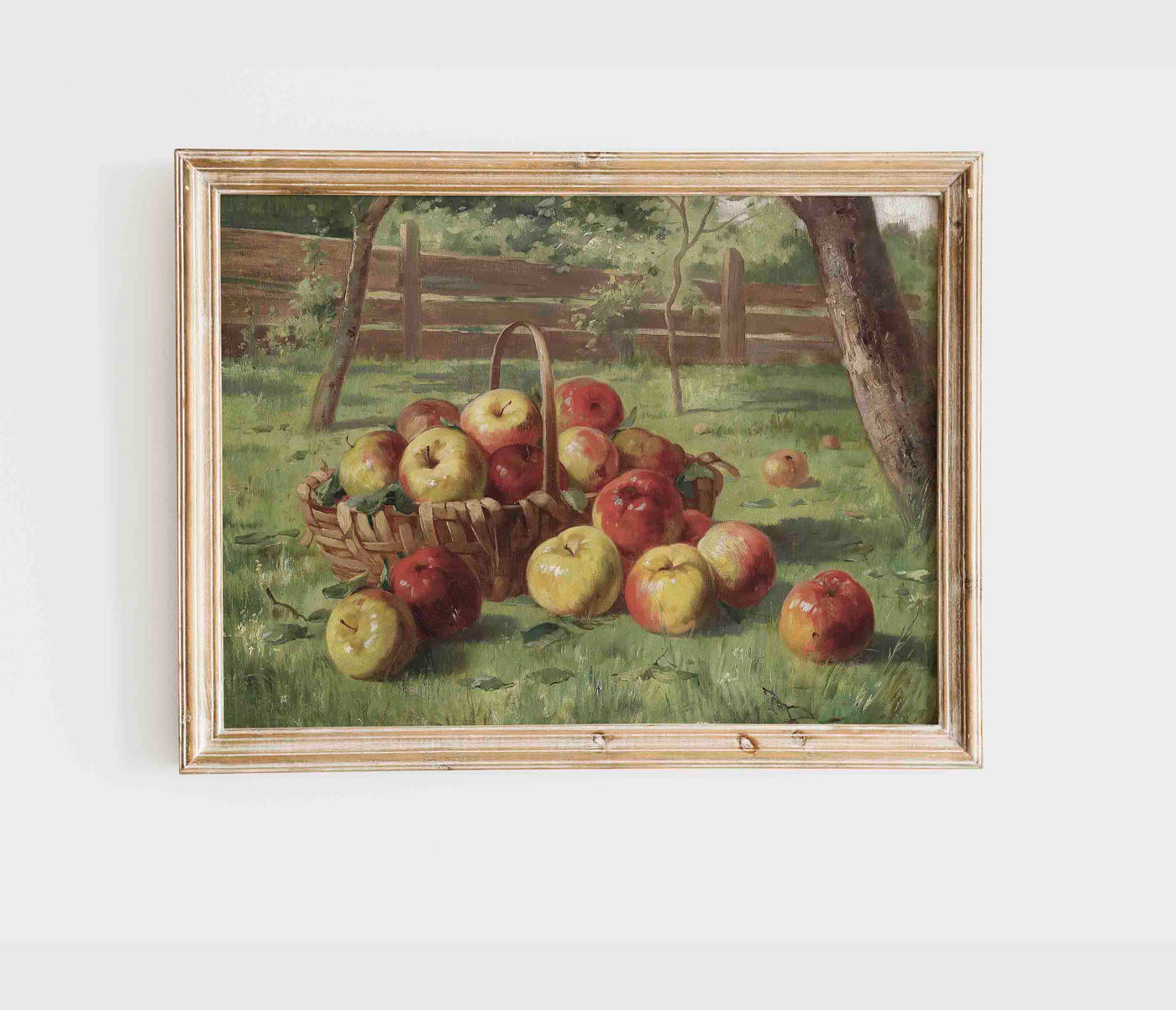 Apples in a Basket Print