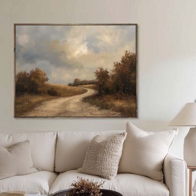 Fall Landscape Canvas Art - "Autumn Passage"