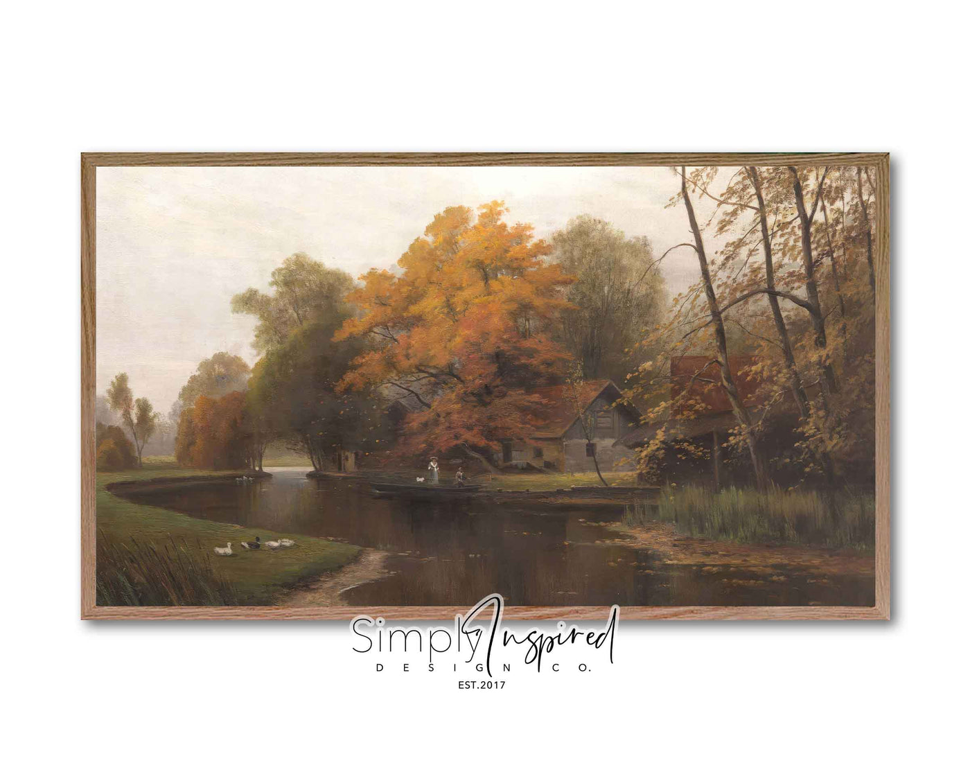FRAME TV ART |  Autumn by the Pond