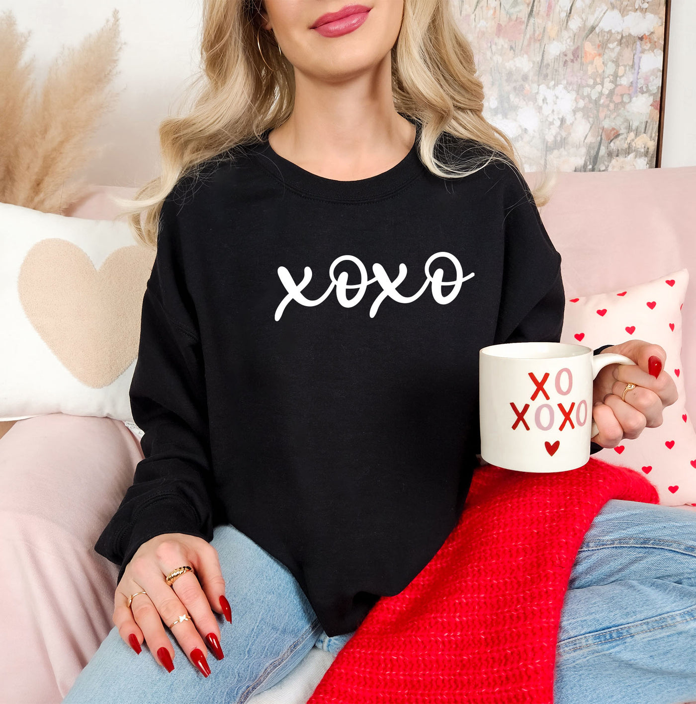 XOXO Script Sweatshirt