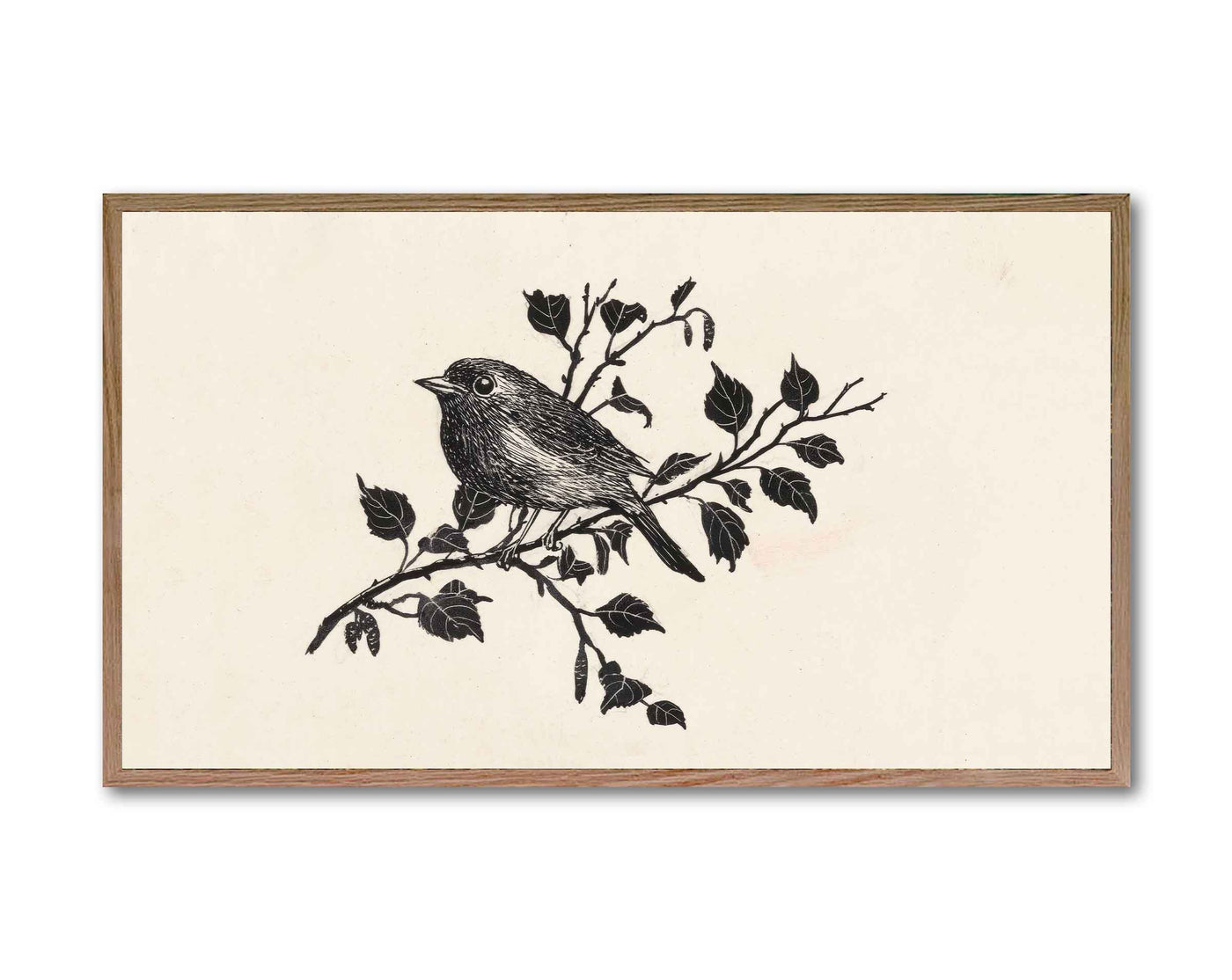FRAME TV ART |  Bird on the branch