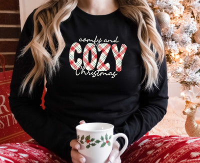 Comfy & Cozy Christmas Long Sleeve Tee