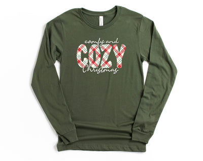 Comfy & Cozy Christmas Long Sleeve Tee