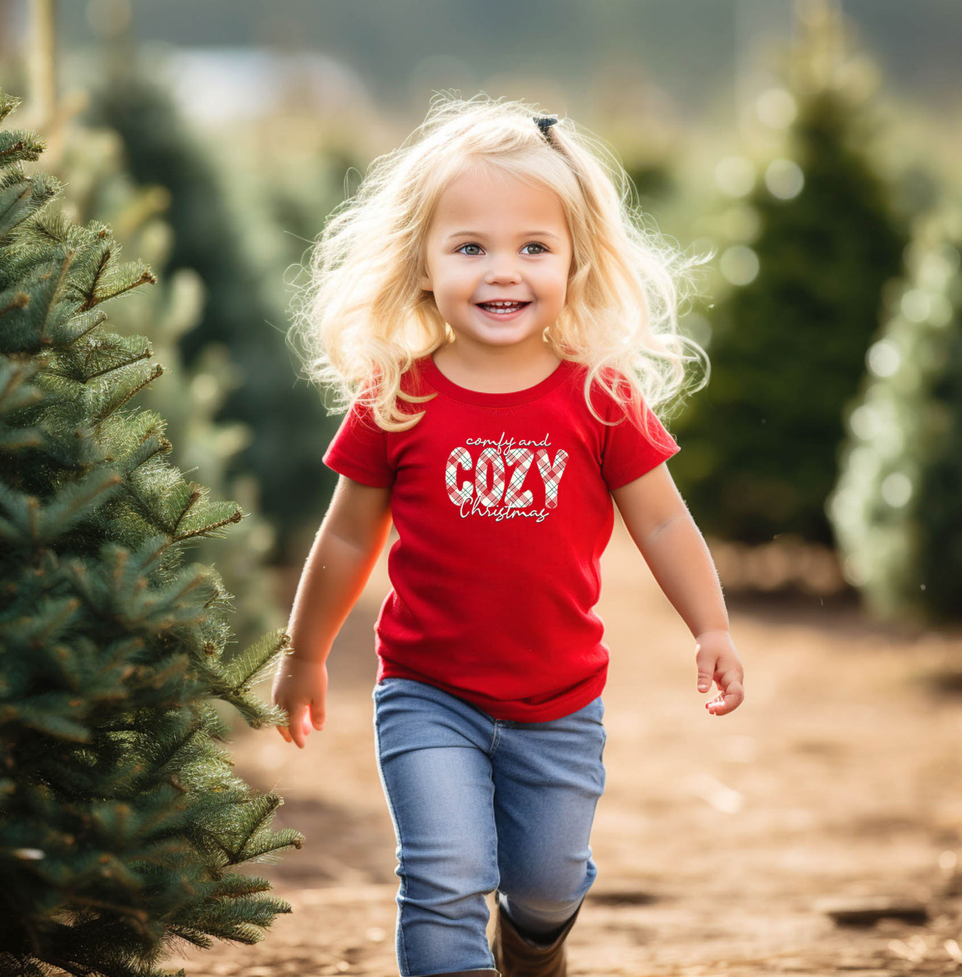 YOUTH/KIDS  Comfy & Cozy Christmas T-Shirt