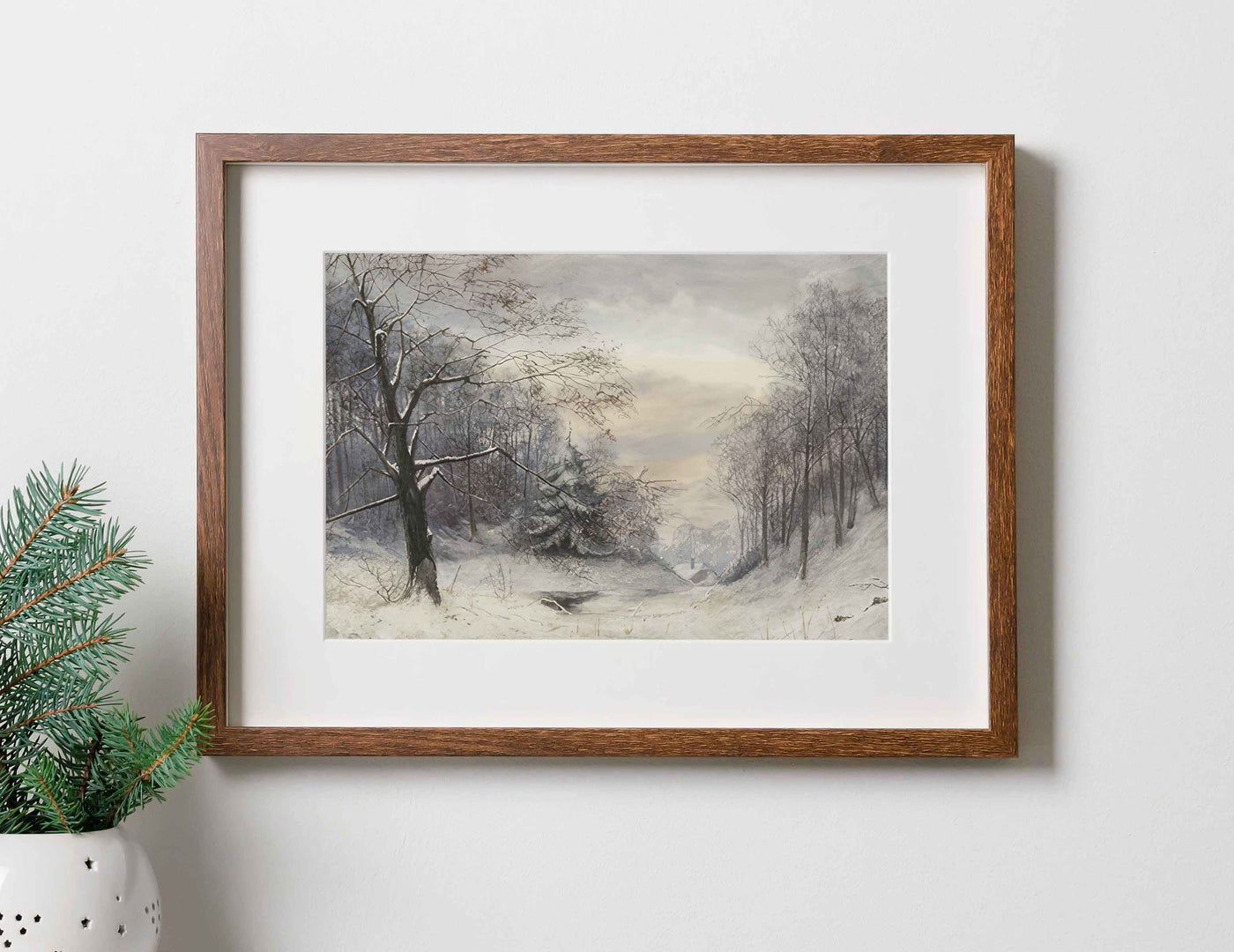 Cold Winters Morning Print