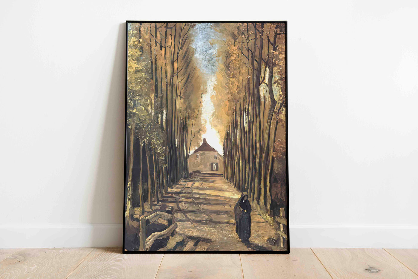 Cottage in the woods Print