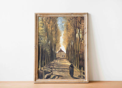Cottage in the woods Print