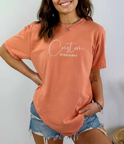 Custom Embroidery Tee