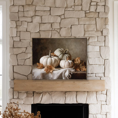 Neutral Canvas Framed Art - "Echoes of Fall"