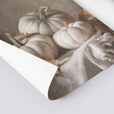 Neutral Canvas Framed Art - "Echoes of Fall"