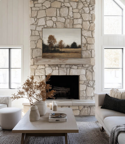 Fall Landscape Canvas Art - "Edge of the Season"