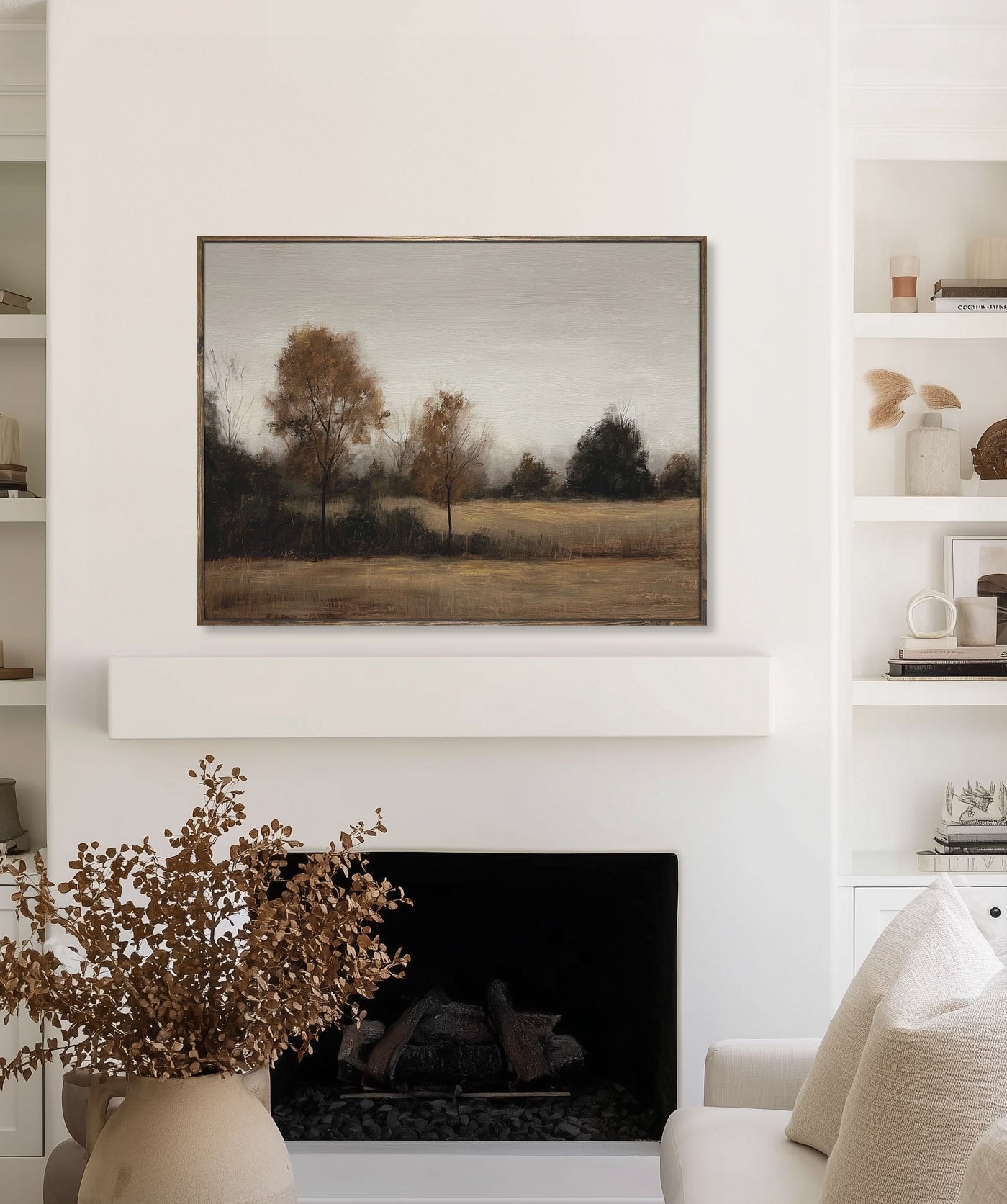 Fall Landscape Canvas Art - "Edge of the Season"