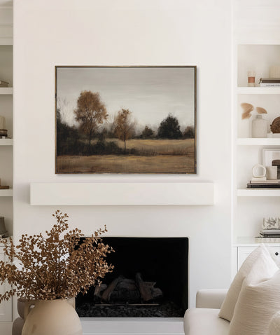 Fall Landscape Canvas Art - "Edge of the Season"