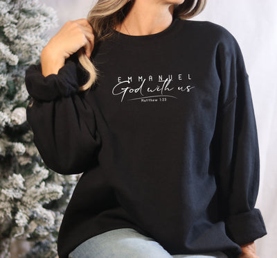 Emmanuel God with us Sweatshirt