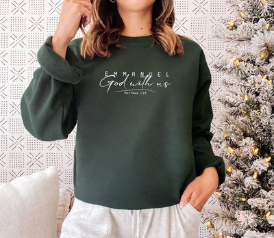 Emmanuel God with us Sweatshirt