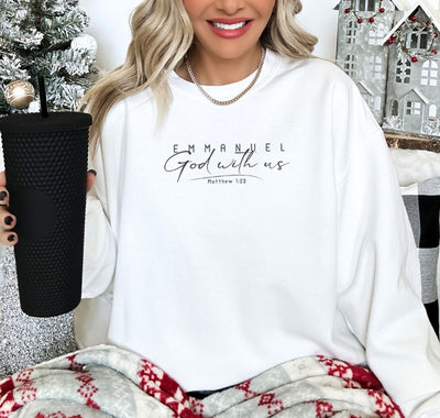 Emmanuel God with us Sweatshirt