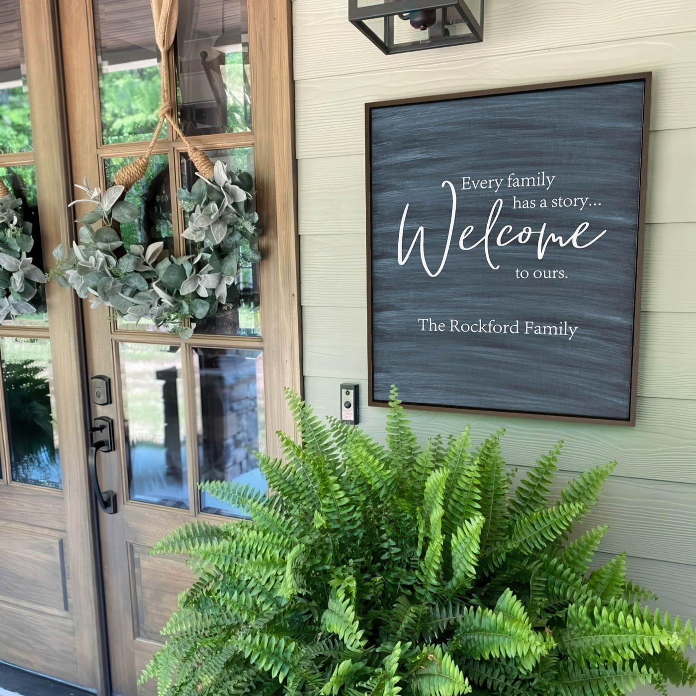 Every Family has a story Sign