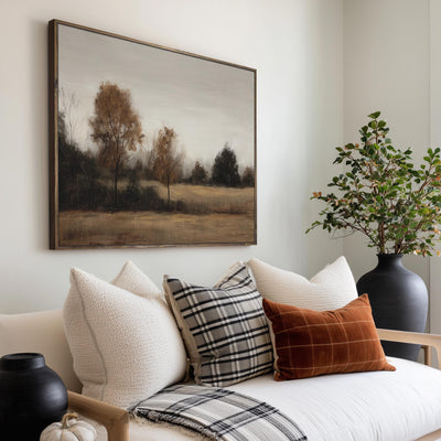 Fall Landscape Canvas Art - "Edge of the Season"
