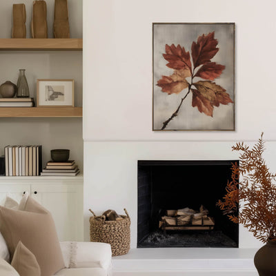 Neutral Canvas Framed Art - "Fallen Grace"