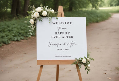 Happily Ever After Wedding Sign