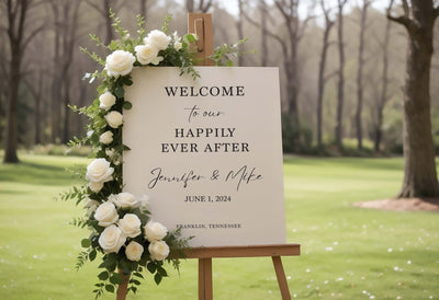 Happily Ever After Wedding Sign