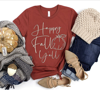 Happy Fall Y'all T-Shirt