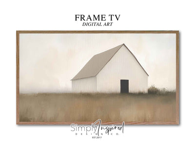 Hazy White Barn  - DIGITAL