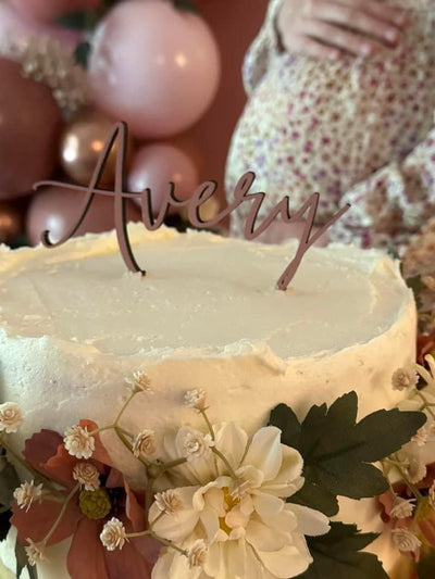 Personalized Name Cake Topper