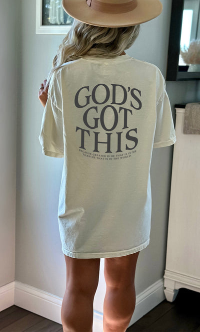 God's got this (left chest & back)