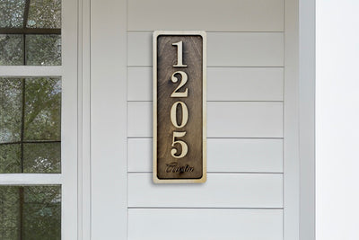 House Number personalized w/Last Name