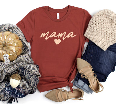 Mama Heart  T-Shirt