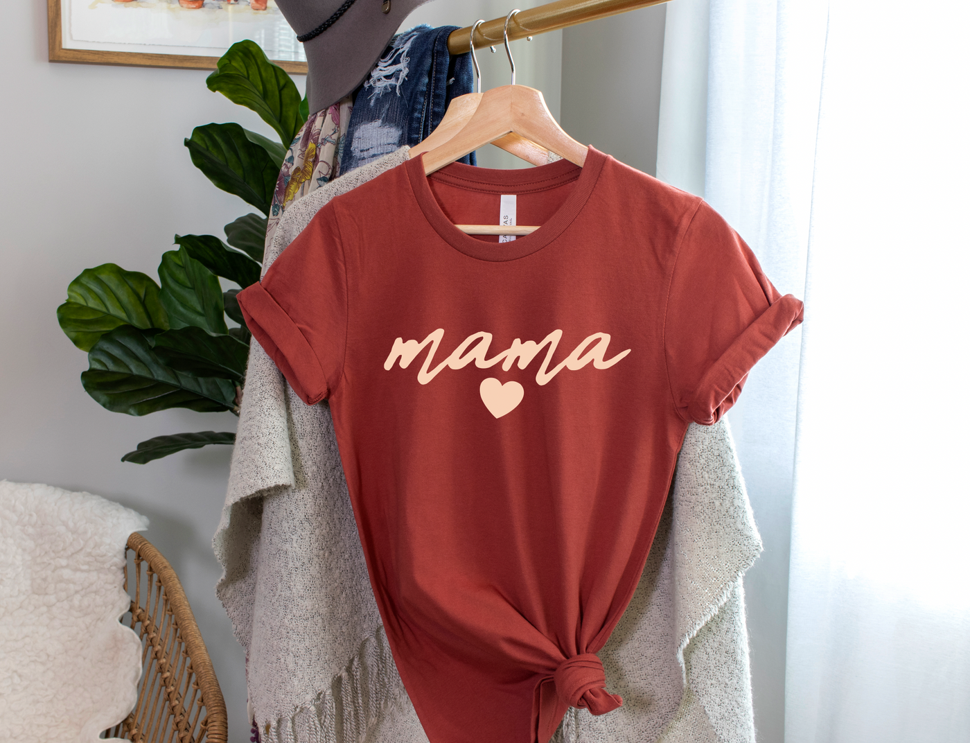 Mama Heart  T-Shirt