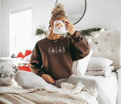 Merry Christmas Trees Sweatshirt