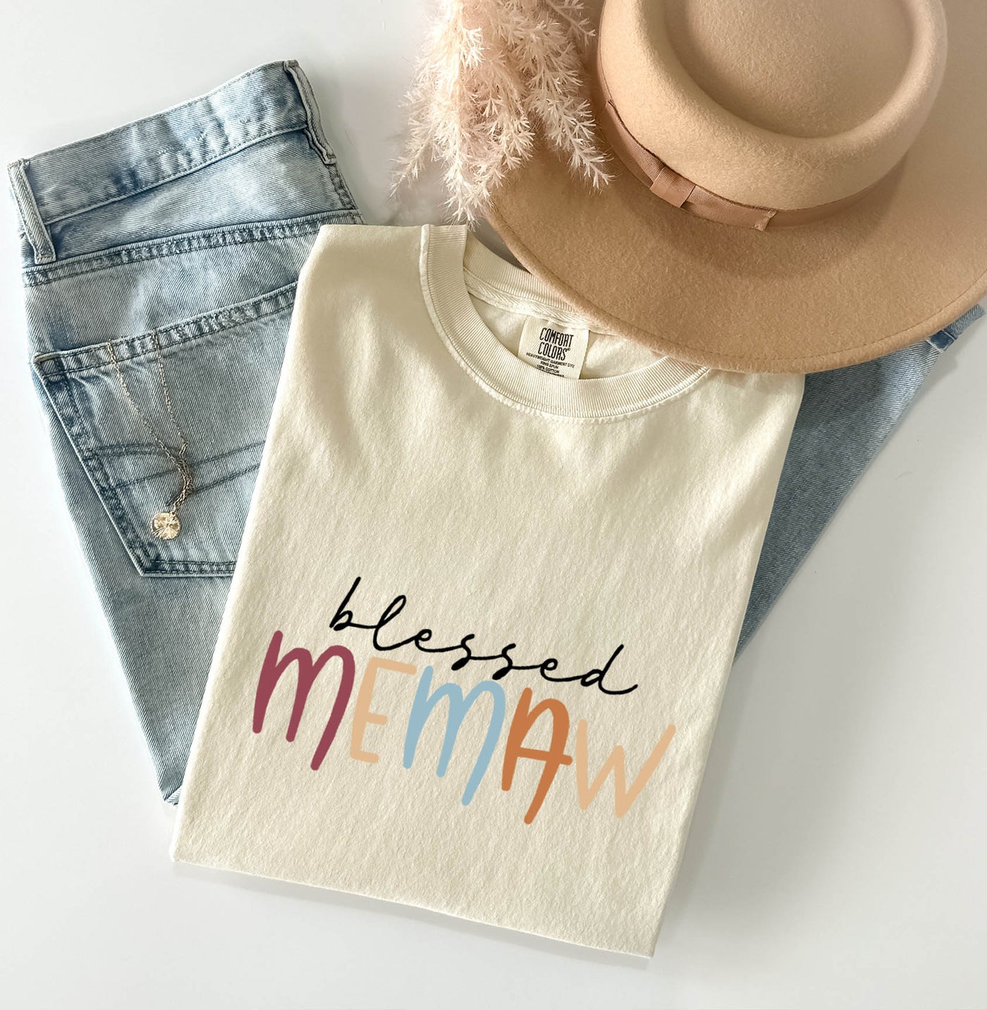 blessed MIMI, MEME, MAMA Tee