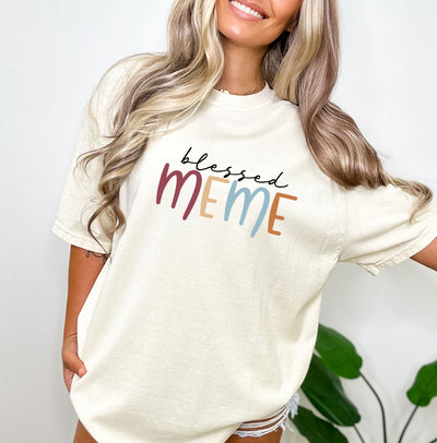 blessed MIMI, MEME, MAMA Tee