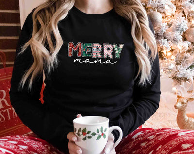 Merry Mama Long Sleeve Tee