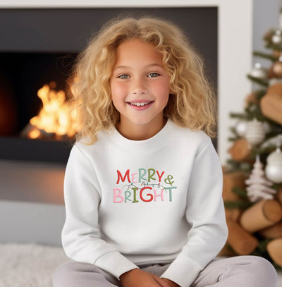 YOUTH/KIDS  Merry & Bright Sweatshirt