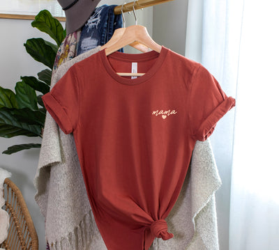 Mama Heart (chest) Tee