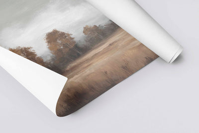 Golden Autumn Landscape Canvas Art - "Memory of Fall "