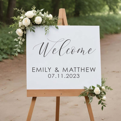 Welcome Wedding Sign
