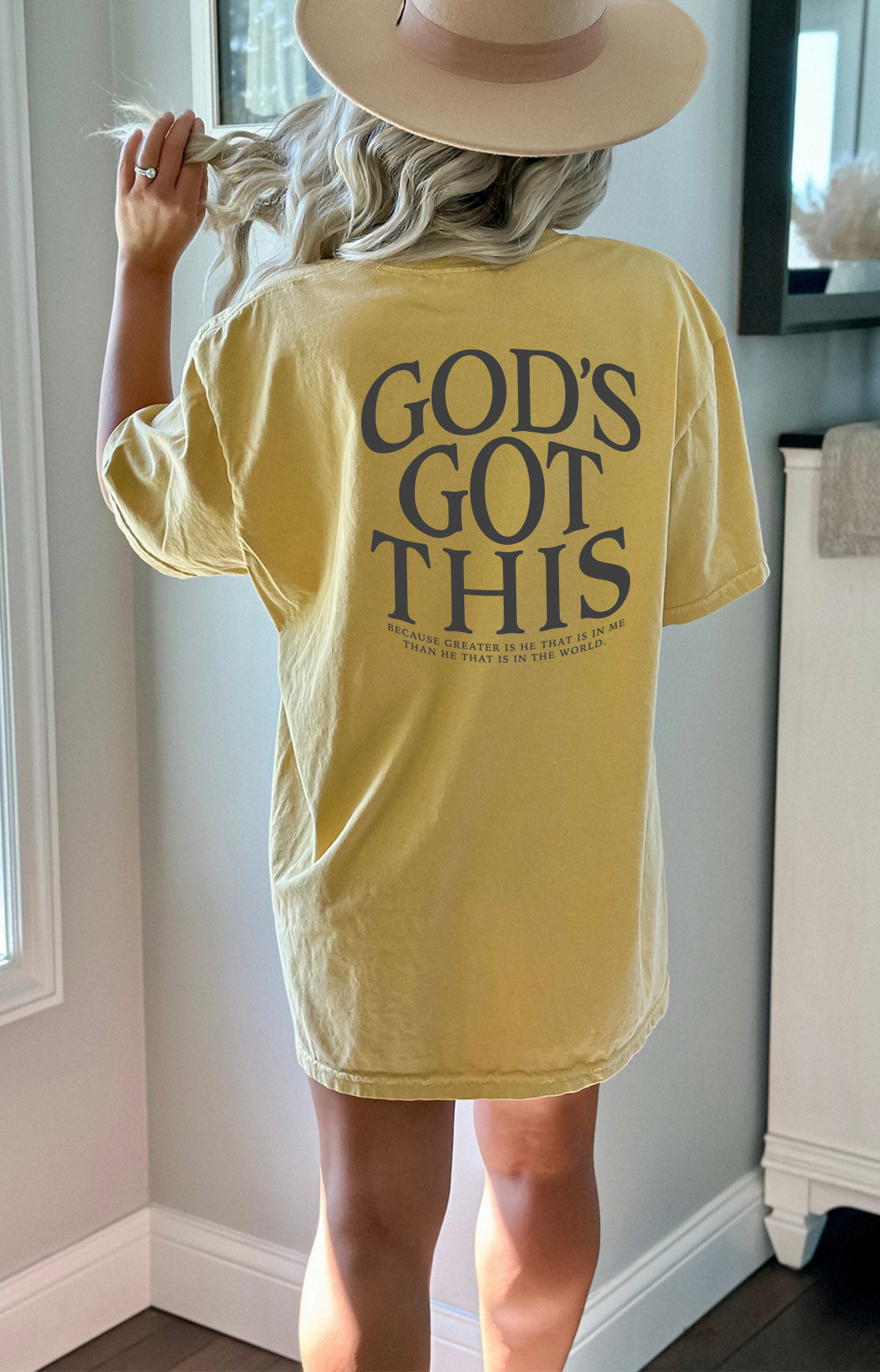 God's got this (left chest & back)