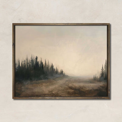 Muted Earth Tones Landscape