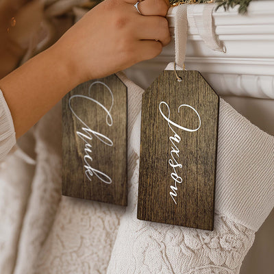 Christmas stocking tag
