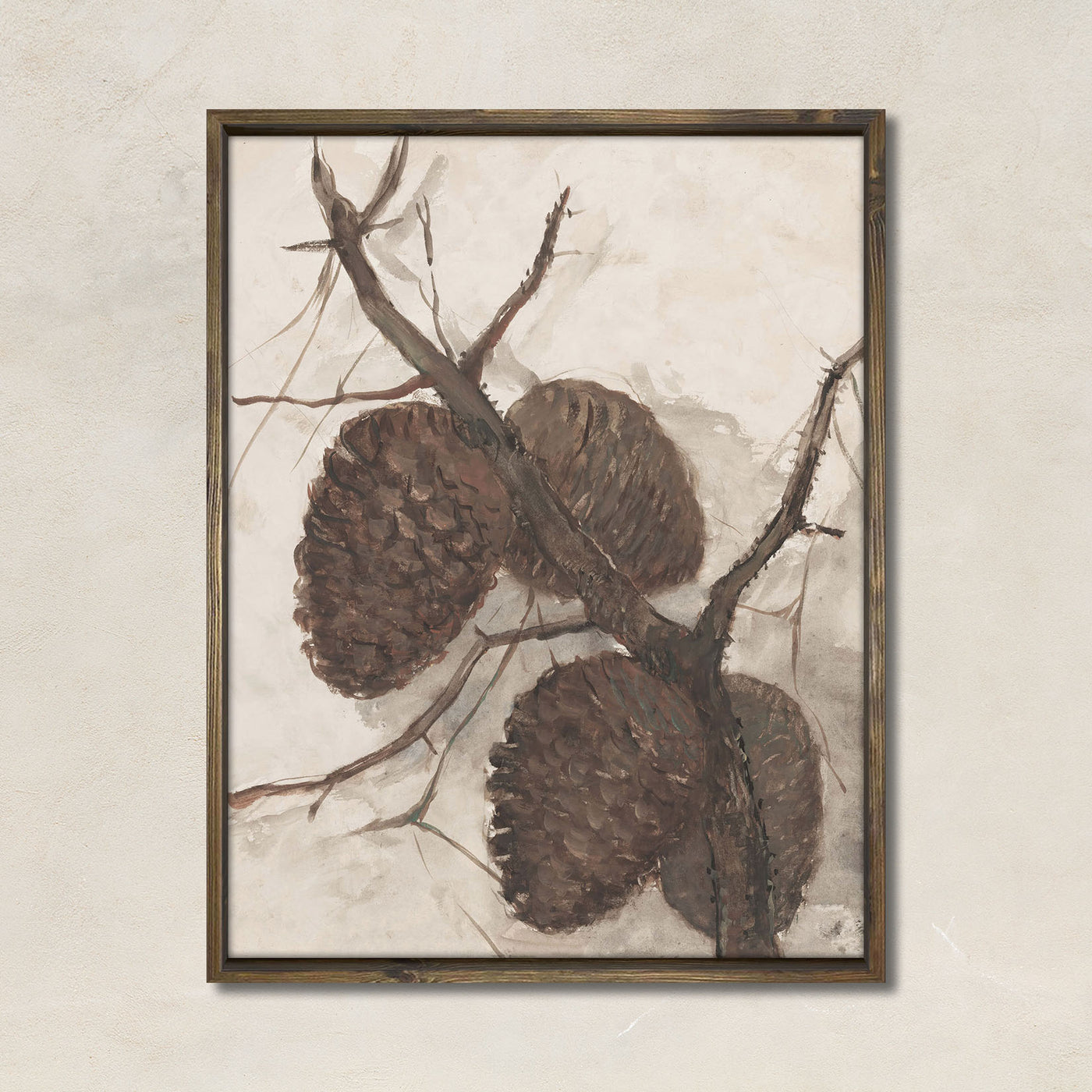 Pinecone Painting