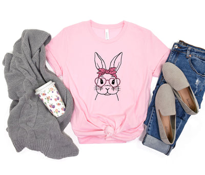 Bunny w/Bow & Glasses Tee